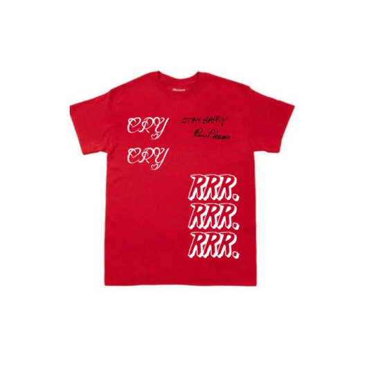 *NO IDOLS EXCLUSIVE: CRY OG LOGO T SHIRT RED