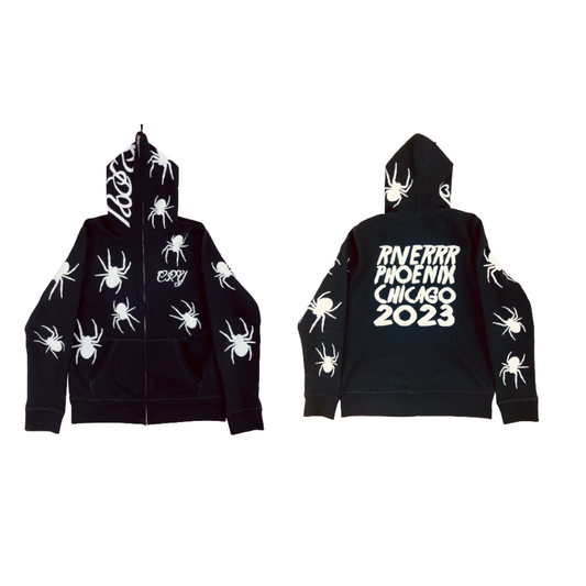 SIDE A: F/W2023 GRAPHIC ZIP UP HOODIE